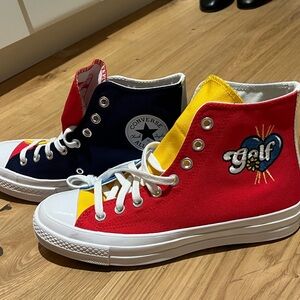 Brand new Converse Men's x Golf Wang Tri Panel Chuck 70 High-Top Sneakers